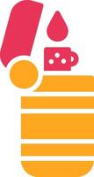 Lighter Glyph Two Color Icon vector