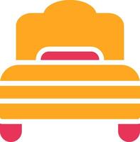Rest Glyph Two Color Icon vector