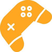 Play Game Glyph Two Color Icon vector