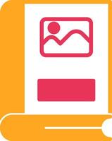 Pictures Glyph Two Color Icon vector