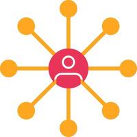 Sucess Glyph Two Color Icon vector