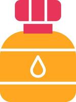 Canteen Glyph Two Color Icon vector