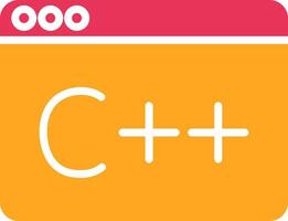 Development Glyph Two Color Icon vector