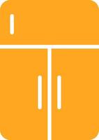 Refregrator Glyph Two Color Icon vector