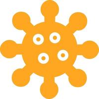 Corona Glyph Two Color Icon vector