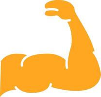 Strong Glyph Two Color Icon vector