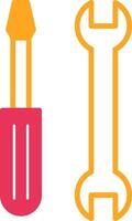 Tools Glyph Two Color Icon vector