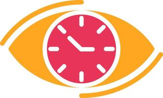 Visionary Glyph Two Color Icon vector