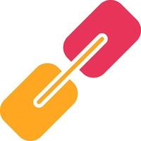 Hyperlink Glyph Two Color Icon vector
