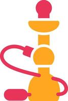 Hookah Glyph Two Color Icon vector