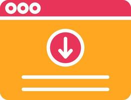 Download Glyph Two Color Icon vector