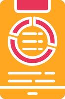 Smartphone Glyph Two Color Icon vector