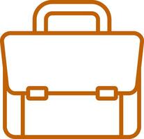 Suitcase Line Multi Colors Icon vector