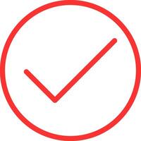 Check Line Multi Colors Icon vector