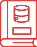 Server Line Multi Colors Icon vector