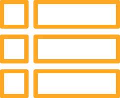 Menu Line Multi Colors Icon vector