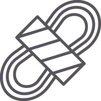 Rope Line Multi Colors Icon vector