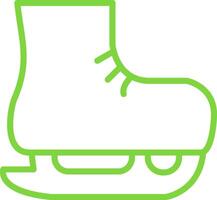 Skating Line Multi Colors Icon vector