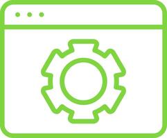 Web Optimization Line Multi Colors Icon vector