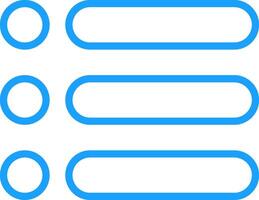 Menu Line Multi Colors Icon vector