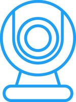 Webcam Line Multi Colors Icon vector