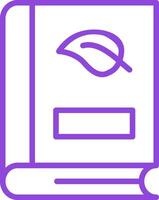 Nature Line Multi Colors Icon vector