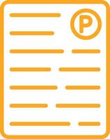 Exams Line Multi Colors Icon vector