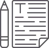 Copywriter Line Multi Colors Icon vector