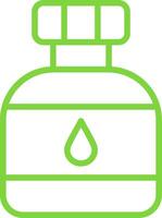 Canteen Line Multi Colors Icon vector