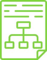 Planning Line Multi Colors Icon vector