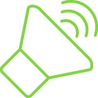 speaker Line Multi Colors Icon vector
