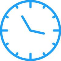 Clock Line Multi Colors Icon vector