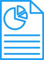 Document Line Multi Colors Icon vector