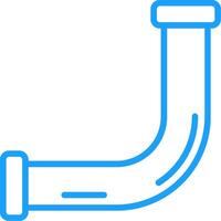 Pipe Line Multi Colors Icon vector
