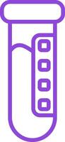 Analysis Line Multi Colors Icon vector