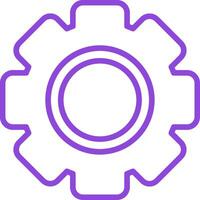 Setting Line Multi Colors Icon vector