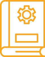 Setting Line Multi Colors Icon vector