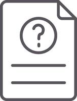 Ask Line Multi Colors Icon vector