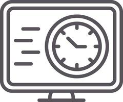 Fast Time Line Multi Colors Icon vector