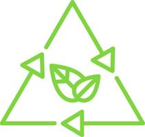 Recycle Line Multi Colors Icon vector