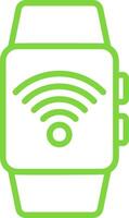 Wifi Line Multi Colors Icon vector