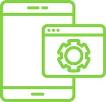 Web Optimization Line Multi Colors Icon vector