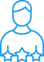 Role Model Line Multi Colors Icon vector