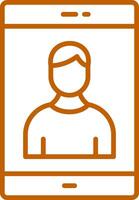 Training Line Multi Colors Icon vector
