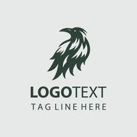 A logo for a company that is called raven vector