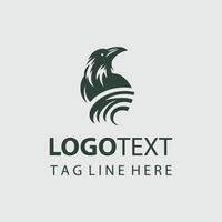A logo for a company that is called raven vector