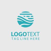 A logo design for a company that is called 'water' vector