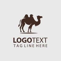 A camel logo design vector