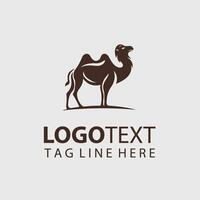 A camel logo design vector