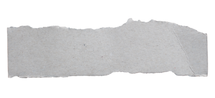 Ripped paper with torn edges with transparent background png